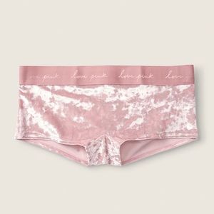 VS Pink velvet shortie